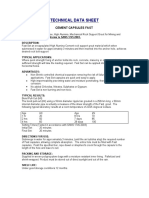Capsule Cement Data Sheet - MSDS Certificate