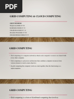 Grid Computing & Cloud Computing