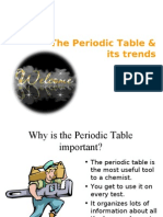 The Periodic Table & Its Trends