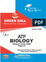 208 Biology O Level ATP Notes