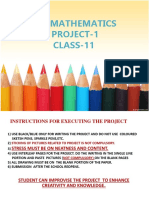 Isc Mathematics Project-1 CLASS-11