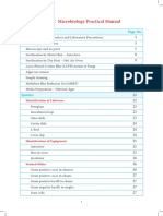 STD XI Microbiology Practical Manual: Practicals Page. No