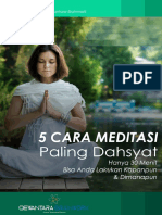 5 Cara Meditasi Paling Dahsyat PDF