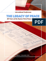 Conference Programme - 25 Years of The Dayton-Paris Peace Agreement