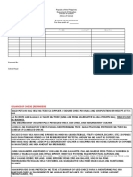 Summary of Used Checks