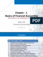 Mgt101 - 1 - Basics of Financial Accounting