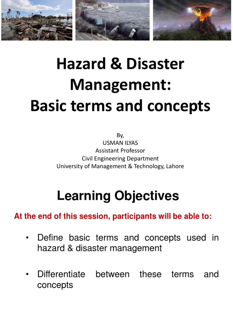 Hazard and Disaster Management Basics | PDF | Hazards | Emergency ...