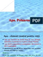 Apa - Poluarea Apei