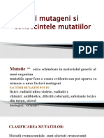 Factori Mutageni Si Consecintele Mutatiilor