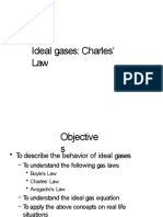 Ideal Gases: Charles' Law