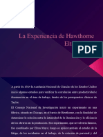 La Experiencia de Hawthorne