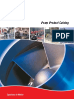 Pump Product Catalog: Experience in Motion