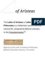 Letter of Aristeas - Wikipedia