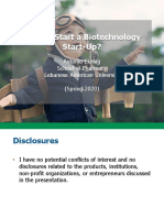 Biotechnology Startup PDF