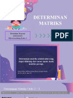 Determinan Matriks Sma