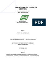 Primera Entrega Trabajo Colaborativo Grupo 9 Sistemas de Gestion Logistica PDF