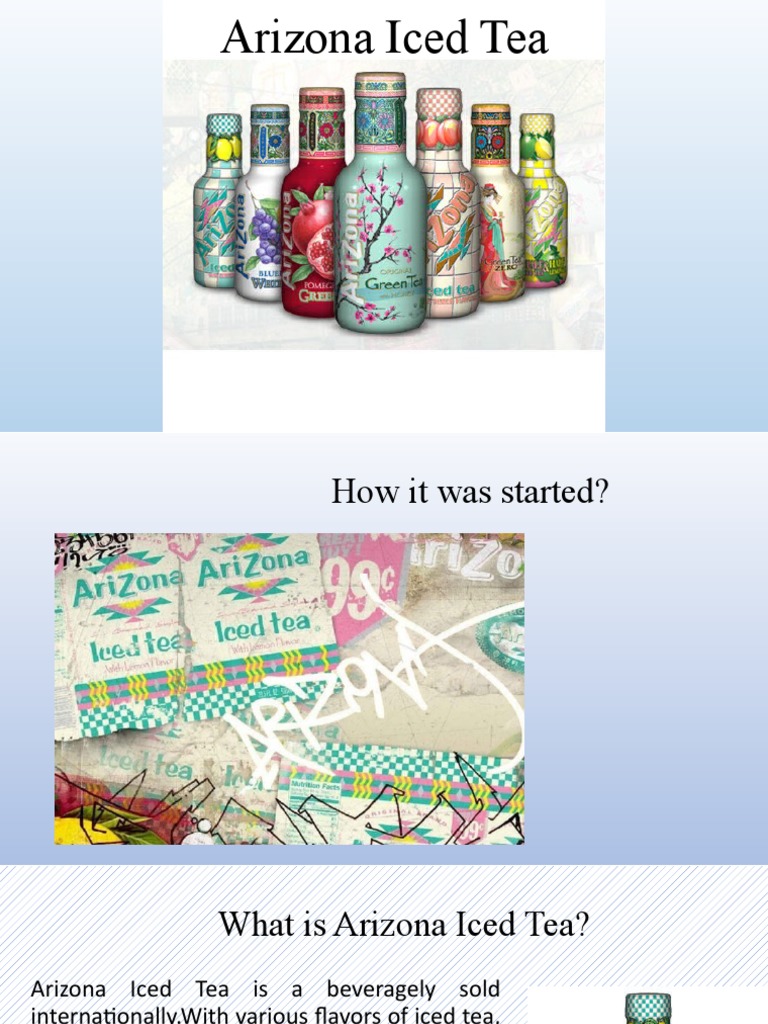 Arizona Iced Tea: A Refreshing Overview | PDF