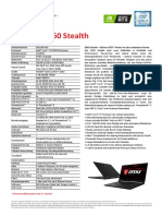 Gs65 8se-060 Stealth: Gs65 Stealth - Geforce-Rtx™-Power Im Ultra-Schlanken Format