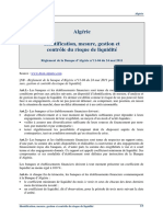 Algerie Reglement 2011 04 Risque de Liquidite PDF