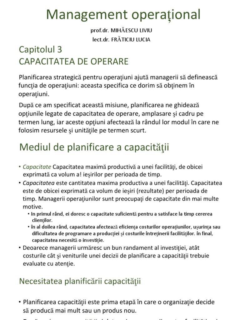 03 Management Operational | PDF