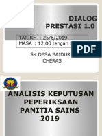 DIALOG PRESTASI PANITIA 1.0 2019