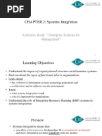 CHAPTER 2: Systems Integration: Reference Book: " Enterprise Systems For Management"