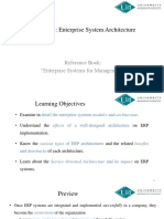 CHAPTER 3: Enterprise System Architecture: Reference Book: "Enterprise Systems For Management"