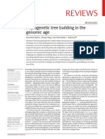 Building Phylogenetic Tree in Genomic Era