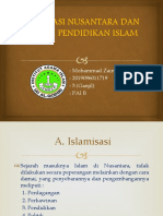 Islamisasi Nusantara Dan Sejarah Pendidikan Islam