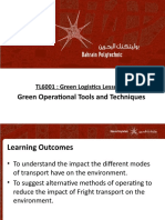 Green Lesson 2 - Green Operational Tools and Techniques