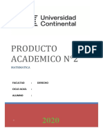 Producto Academico N°2: Matematica