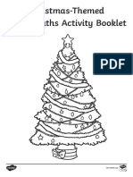 Christmas-Themed 1 To 5 Maths Activity Booklet