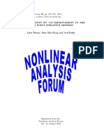 Nonlinear Analysis Forum 19, Pp. 247-251, 2014