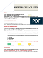 Bridge Plan Template Instructions: Notes