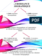 La Croissance Demographique