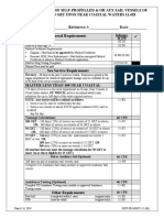 National Master of Self-Propelled &/or Aux Sail Vessels of Less Than 100 GRT Upon Near Coastal Waters 11.428 N R # D General Requirements