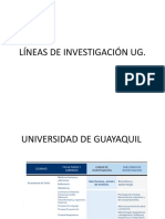 Lineas de Investigación Universidad de Guayaquil