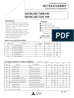 MITSUBISHI 1310nm InGaAsP FP LASER DIODES