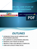 Presentation On:-Case Study of Jet Airways and Kingfisher Airways