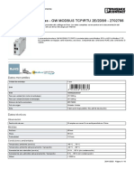 Convertidor de Interfaces - GW MODBUS TCP/RTU 2E/2DB9 - 2702766