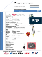 CT11,067-TOPO Estacion Total Leica TS06 - LA MAR SOCIEDAD COMERCIAL DE RESPONSABILIDAD LIMITADA