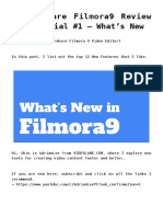 Wondershare Filmora9 Review and Tutorial #1 - What's New