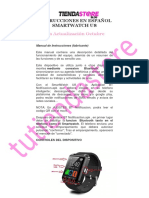 Instrucciones en Español Smartwatch U8 2 PDF