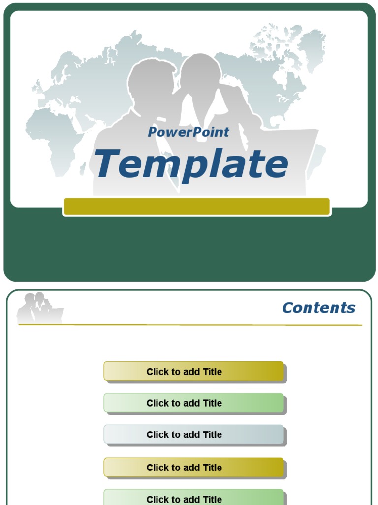 PowerPoint Template 21 | PDF | Communication Design | Software