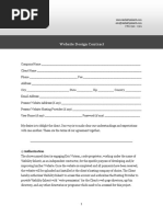 Web Design Contract PDF