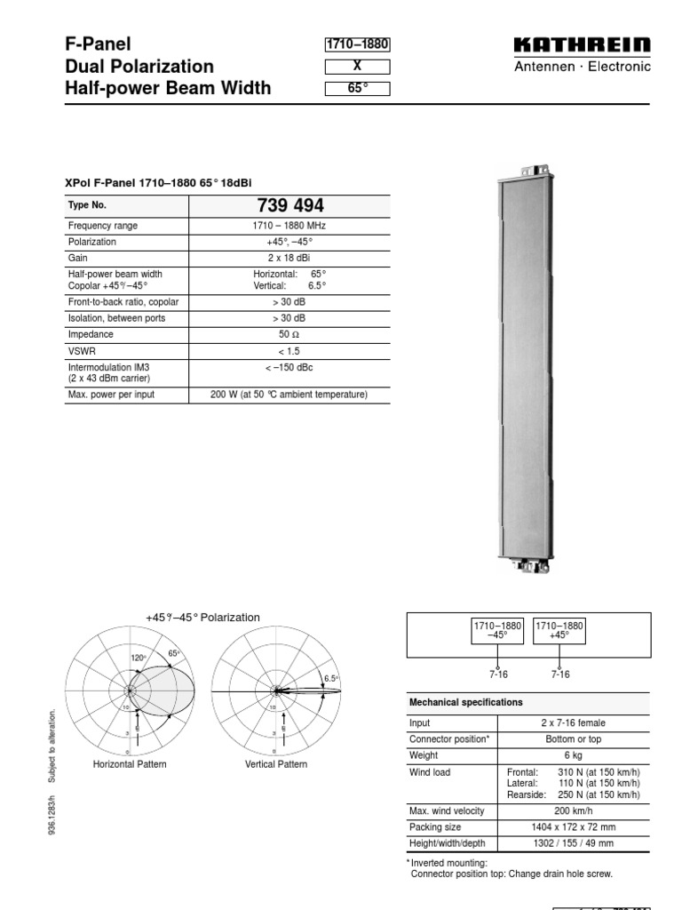 739494 | PDF | Antenna (Radio) | Decibel