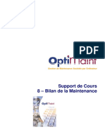 08 - OptiMaint Bilan de La - Maintenance PDF