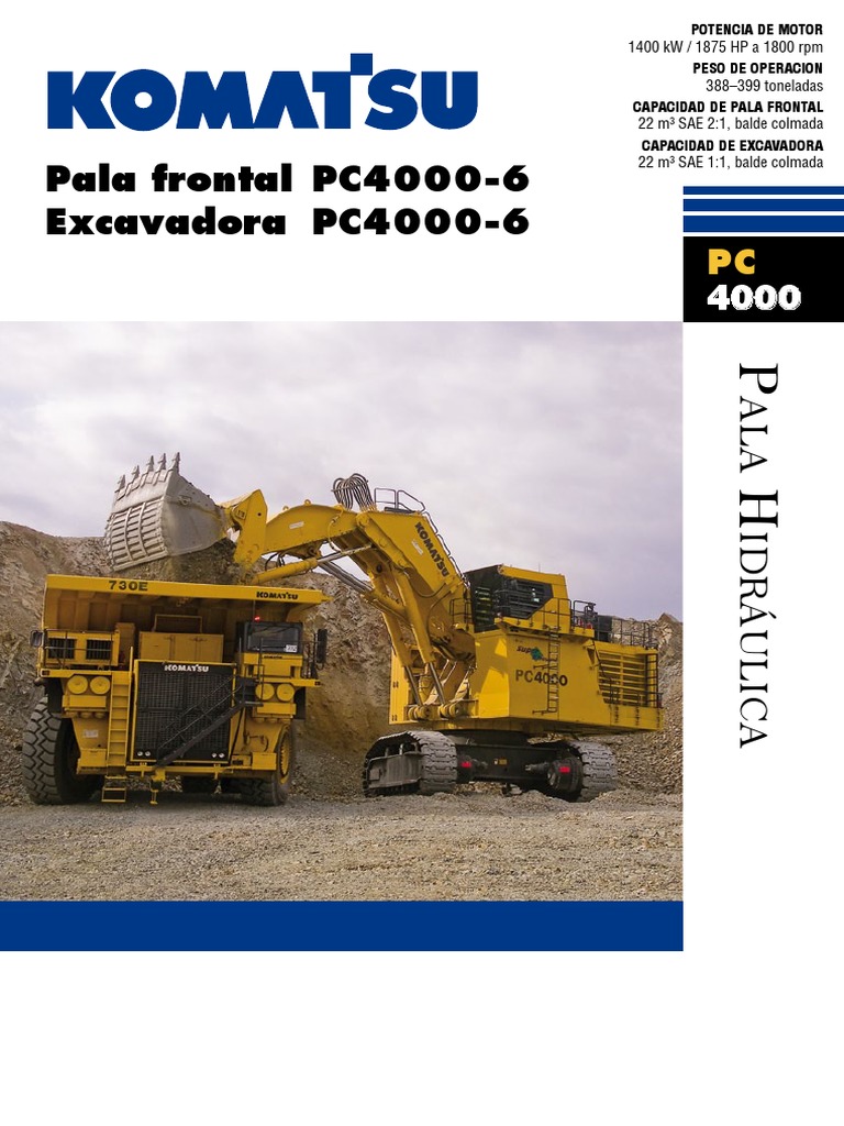 Pc4000 6 Esp Pdf Pdf Turbocompresor Bomba