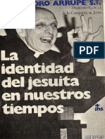 Arrupe SJ, Pedro - La Identidad Del Jesuita en Nuestros Tiempos PDF