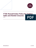 FTSE Russell Index Policy For Trading Halts and Market Closures PDF